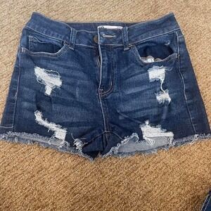 Jean shorts cut off